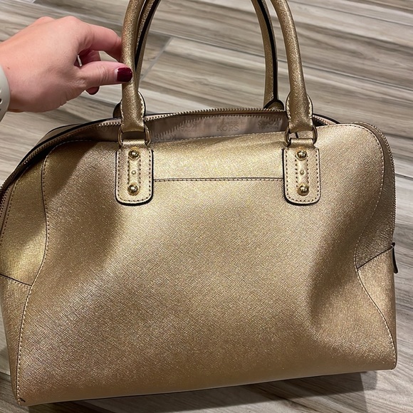 Gold Michael Kors Purse - Picture 6 of 7